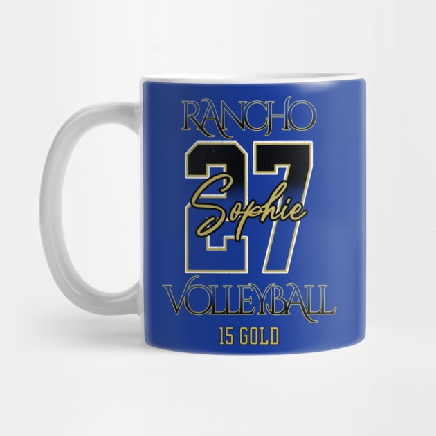 Sophie #27 Rancho VB (15 Gold) - Blue by Rancho Family Merch